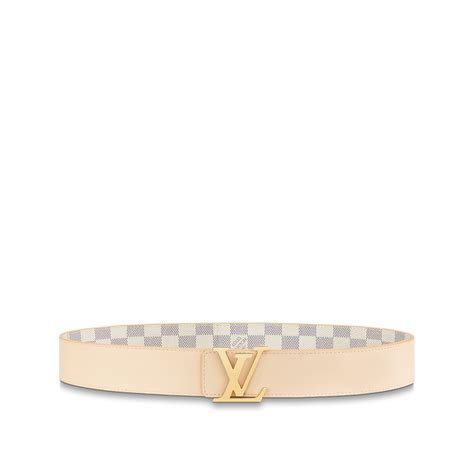 lv initiales azur|LV Initiales 30mm Reversible Belt .